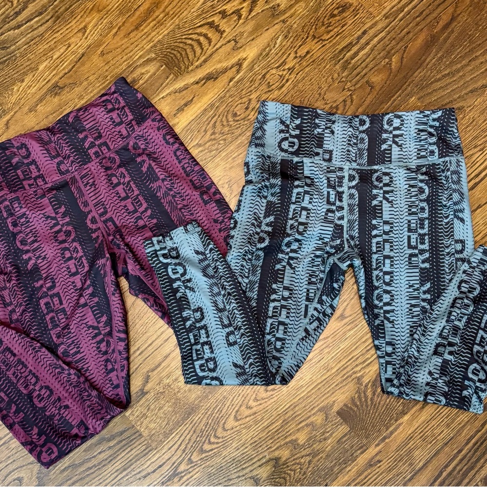 2 pair Women’s Reebok Performance Legging High Rise  size large
